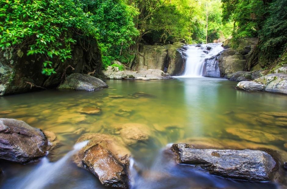 Pa La-U Waterfall in Kaeng Krachan National Park