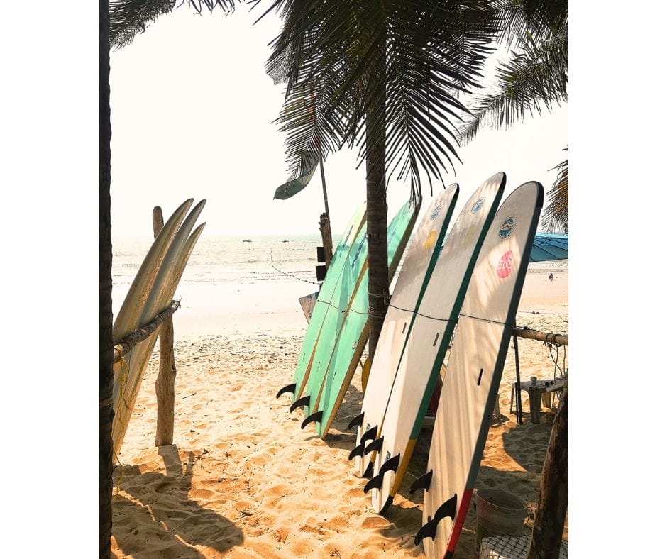 Photo of surf boards on Patong Beach - Janice Horton - Phuket provides a range of activities and water sports