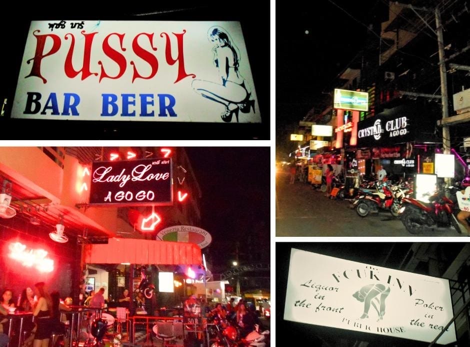 Pattaya Walking Street - No way was this was a family friendly destination!