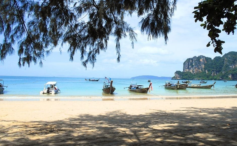 RAILAY BEACH KRABI- Boat tours from Phuket to nearby islands are also very popular