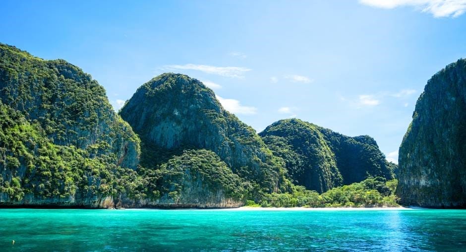 Beautiful Maya Bay 'The Beach' at Koh Phi Phi Krabi Province