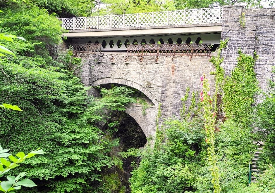 Devil's Bridge is famous for its three bridges