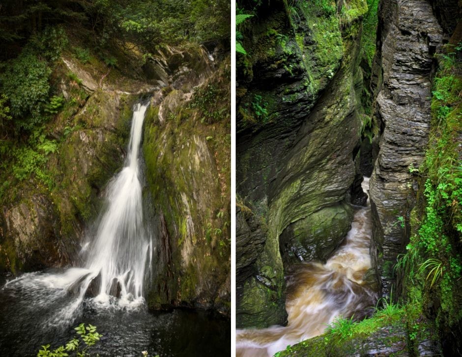 Devil's Bridge is also famous for its dramatic waterfalls