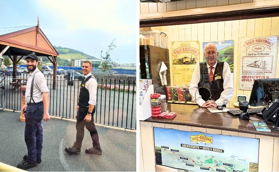 Welcoming and hard working staff at The Vale of Rheidol Railway