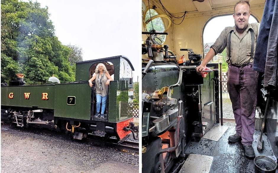 This train is Owain Glyndwr (#7 - Built in 1923) on the Vale of Rheidol Railway