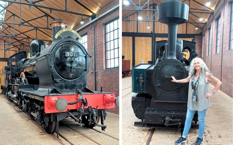 The Cambrian Coast Express at The Vale of Rheidol Railway Engine Shed and Museum