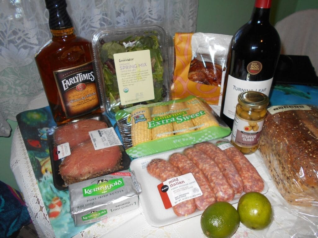 Lauderdale by the Sea - Just look at our food haul