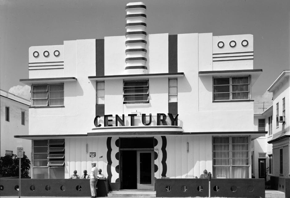 The Century Art Deco Building South Beach Miami