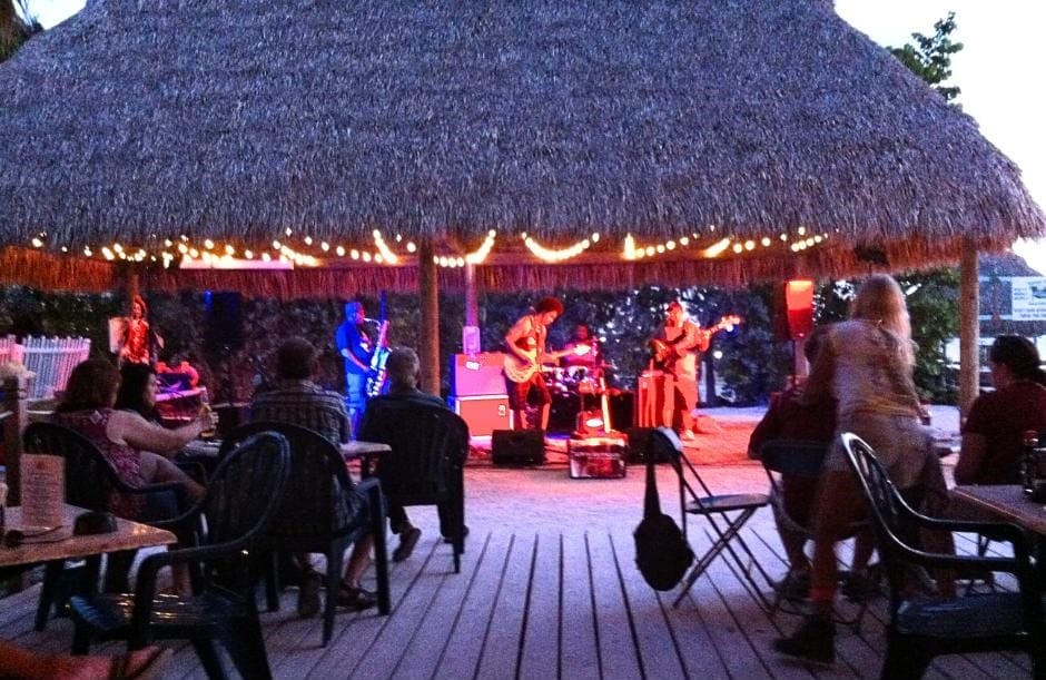 Key Largo's bar scene often means live music 