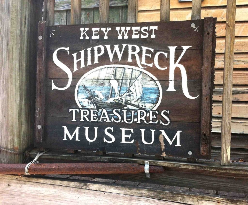 KEY WEST SHIPWRECK MUSEUM SIGN