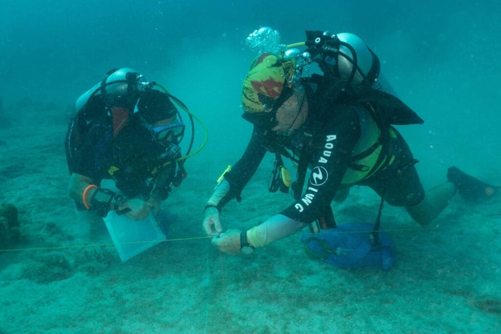 Shipwrecks and treasure - The Backpacking Husband works on a shipwreck salvage site