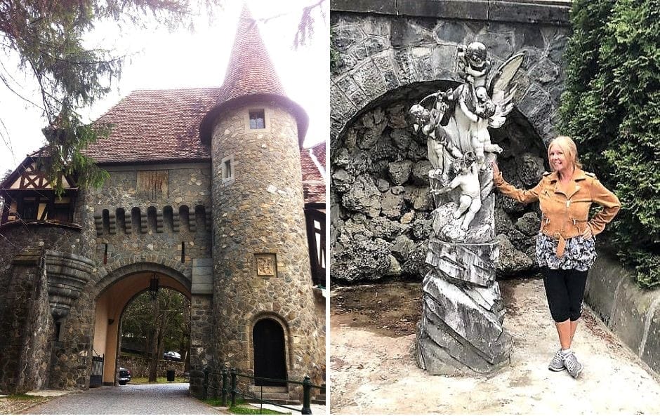 Peles Castle Romania Gatehouse and gardens