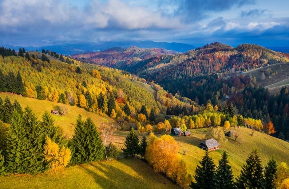 Romania’s natural beauty is breath taking in rural Romania.