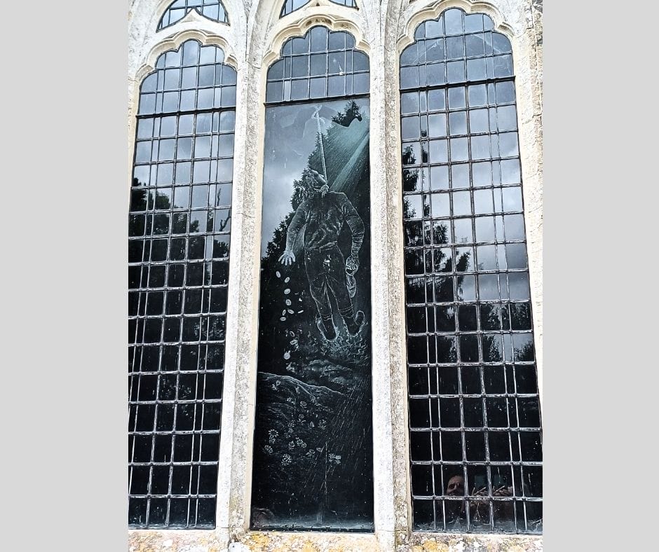 Moreton Church Dorset: Whistler’s controversial final thirteenth window on the theme of ‘Forgiveness’ 