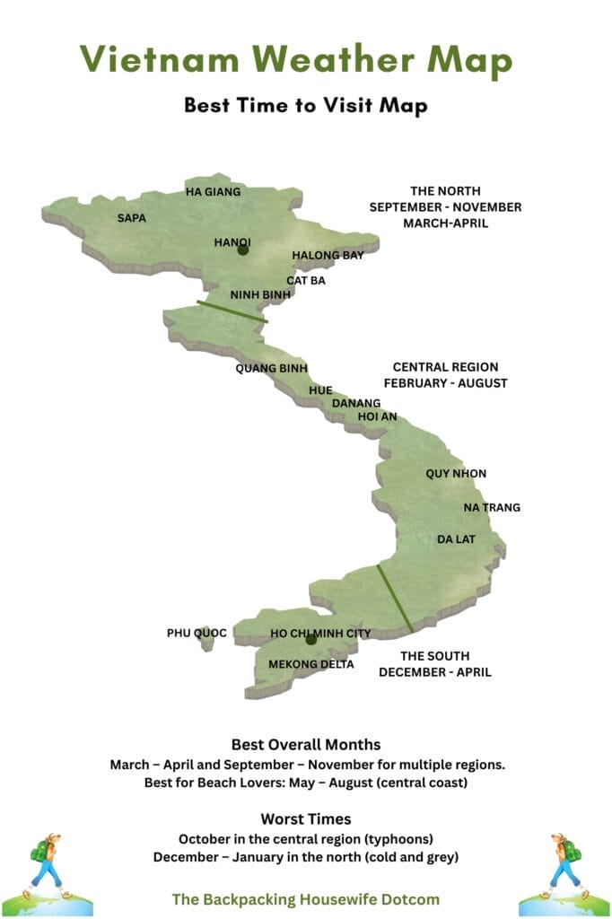 THE BACKPACKING HOUSEWIFE BEST TIME TO VISIT VIETNAM WEATHER MAP