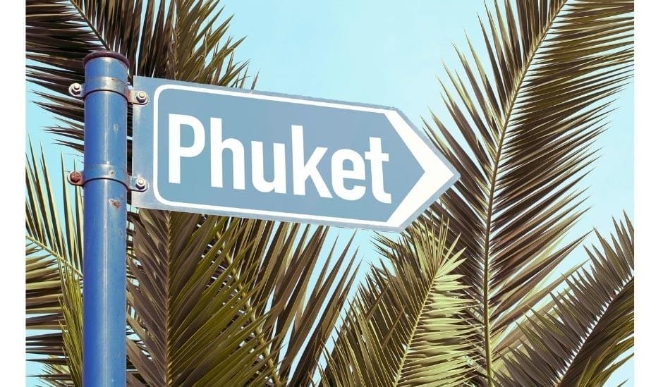 PHUKET SIGN. Find your perfect place where to stay in Phuket!
