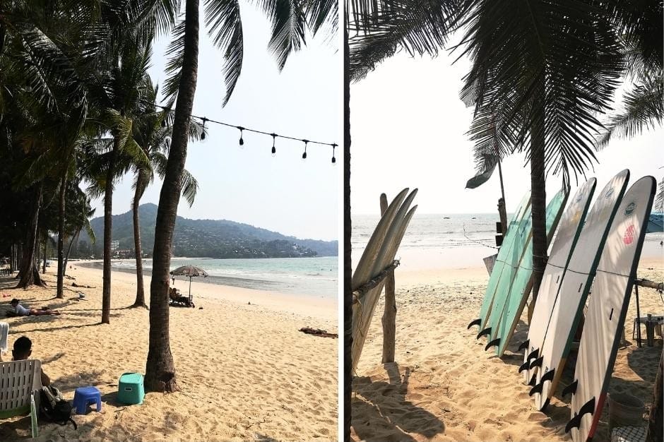 Beautiful Patong Beach on Phuket Thailand