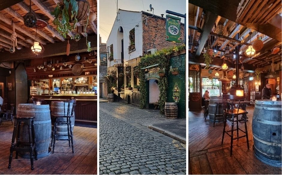 The Pilgrim Pub - many locals come here for the cask ales, craft beers and cocktails, and stay for what many consider the best pub music in Liverpool.